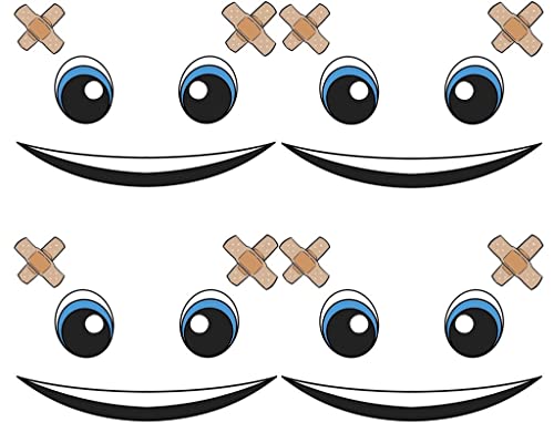 WALWI 4X Aufkleber Gesicht Augen für Saugroboter Staubroboter Mähroboter Wischroboter Thermomix Staubsaugerroboter Mülltonnen Deko Sticker Set Roboter WALWI 4X Aufkleber Gesicht Augen für Saugroboter Staubroboter Mähroboter Wischroboter Thermomix Staubsaugerroboter Mülltonnen Deko Sticker Set Roboter von WALWI