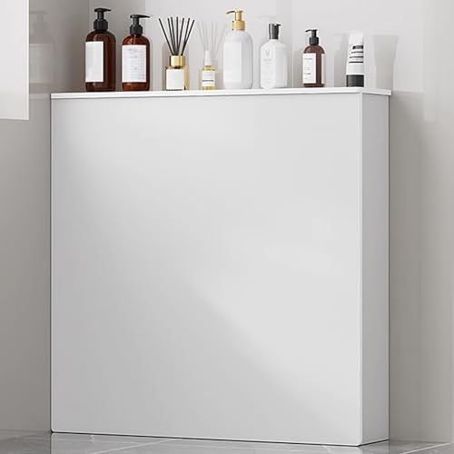 Heizkörperverkleidung für Zuhause, Versteckte Heizung Abdeckung-Dekorabdeckung, Dekorativer Heizkörperschrank mit Oberer Ablage, Versteckt Unordentliche Rohre, für Zuhause, Weiß(50x70x20 cm) von WAMJ AQDY