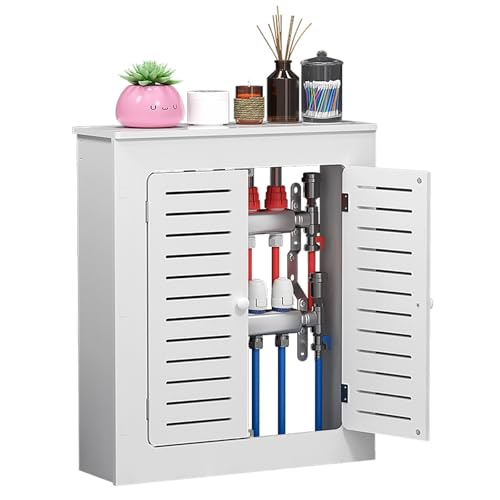 Heizungsverkleidung, Heizkörperabdeckung, Moderner Badezimmer-Unterschrank, Gute Luftdurchlässigkeit, für Schlafzimmer und Wohnzimmer(80x70x20 cm) von WAMJ AQDY