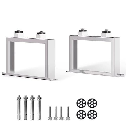 Mini-Split-Kondensatorständer, Verstellbarer Mini-Split-Ständer zur Bodenmontage, Robuste, Vibrationshemmende Klimaanlagenhalterung für Klimaanlagen und Wärmepumpen, Max. Tragkraft 380 KG(48x18x5cm) Mini-Split-Kondensatorständer, Verstellbarer Mini-Split-Ständer zur Bodenmontage, Robuste, Vibrationshemmende Klimaanlagenhalterung für Klimaanlagen und Wärmepumpen, Max. Tragkraft 380 KG(48x18x5cm) von WAMJ AQDY