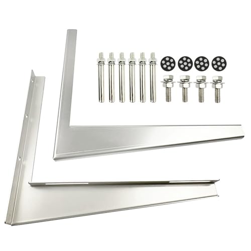Mini-Split-Wandhalterung, Wandkonsole Klimaanlage, Robuste Klimaanlagenhalterung für den Außenbereich, Max. Tragkraft 380 KG(62x53x12cm/24.4x20.9x4.7in) von WAMJ AQDY