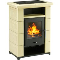 WAMSLER Kachelofen »Montafon«, 7 kW, schwarz/beige von WAMSLER