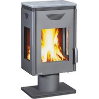 WAMSLER Kaminofen »Trion«, grau, Stahl, 8 kW WAMSLER Kaminofen »Trion«, grau, Stahl, 8 kW von WAMSLER