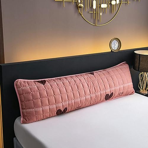 WANAM Einseitige gesteppte lange Kissenbezug gedruckt schöne dekorative Körper Kissenbezug für Haus Hotel-Muster 20-180x48cm von WANAM