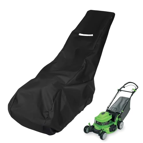 WANDGU Rasenmäher Abdeckung mit Aufbewahrungstasche: Rasenmäher Abdeckplane Abdeckhaube 210D Oxford, Rasenmäher Schutzhülle, Wasserdicht, Winddicht, UV-Beständiges für Rasentraktor (195 x 66 x108 cm) WANDGU Rasenmäher Abdeckung mit Aufbewahrungstasche: Rasenmäher Abdeckplane Abdeckhaube 210D Oxford, Rasenmäher Schutzhülle, Wasserdicht, Winddicht, UV-Beständiges für Rasentraktor (195 x 66 x108 cm) von WANDGU