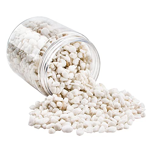 WANDIC 500 g Deko-Stein, weißer, natürlicher, polierter Stein, kleine dekorative Kieselsteine für Heimdekoration, Kunsthandwerk, Vasenfüller, Aquarium, Zimmerpflanzenfüller WANDIC 500 g Deko-Stein, weißer, natürlicher, polierter Stein, kleine dekorative Kieselsteine für Heimdekoration, Kunsthandwerk, Vasenfüller, Aquarium, Zimmerpflanzenfüller von WANDIC