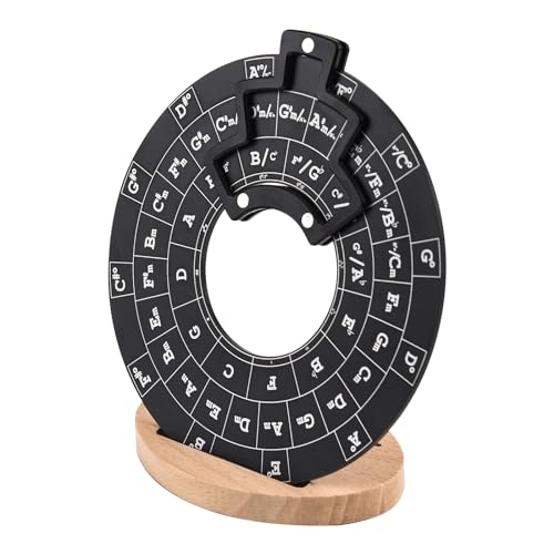 WANDIC Circle of Fifth, Wheel Melody Chord Tool Wooden Melody Tool Music Theory Learning Tool for Musicians Notes Chords Key Signature WANDIC Circle of Fifth, Wheel Melody Chord Tool Wooden Melody Tool Music Theory Learning Tool for Musicians Notes Chords Key Signature von WANDIC