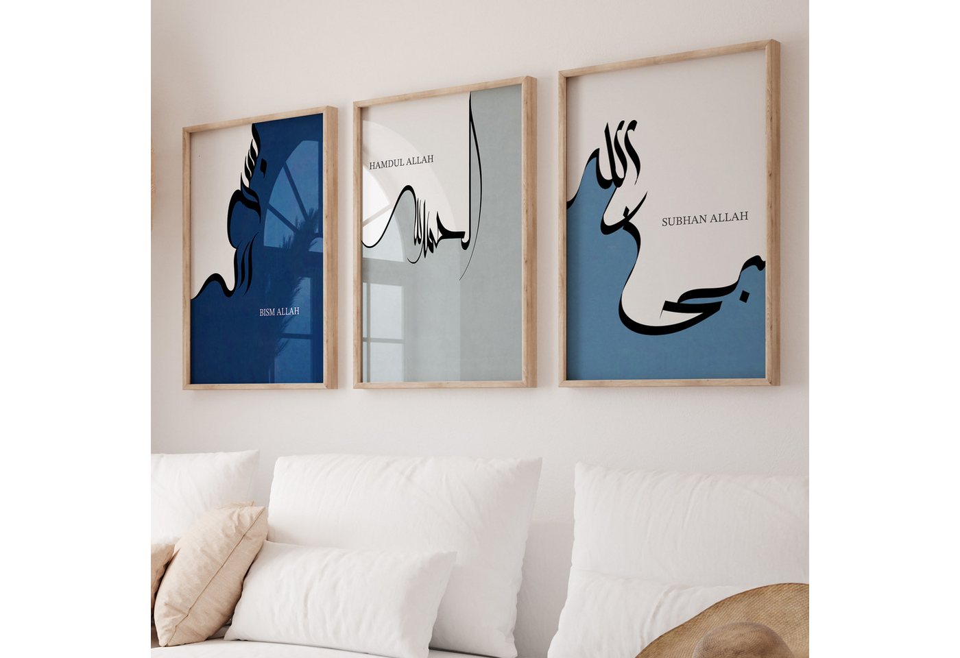 WANDKIND Poster Besmele Subhanallah Set Premium IP705, Islamisches Poster WANDKIND Poster Besmele Subhanallah Set Premium IP705, Islamisches Poster von WANDKIND