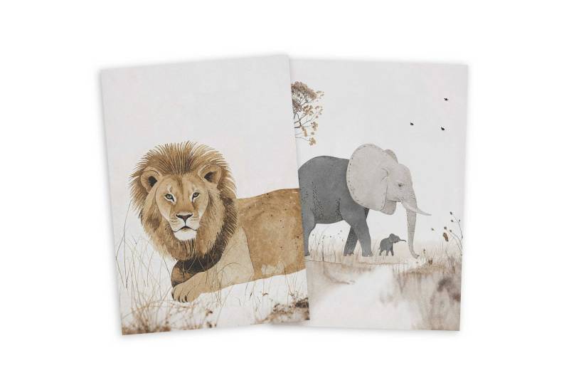 WANDKIND Poster Elefant & Löwe 2er Set WANDKIND Poster Elefant & Löwe 2er Set von WANDKIND