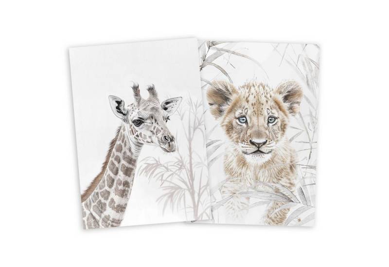 WANDKIND Poster Löwe & Giraffe 2er Set WANDKIND Poster Löwe & Giraffe 2er Set von WANDKIND