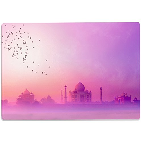 WANDKINGS Glasschneidebrett „Taj Mahal“ - Motiv wählbar - Glasschneideplatte, Schneidebrett aus Glas, Frühstücksbrettchen WANDKINGS Glasschneidebrett „Taj Mahal“ - Motiv wählbar - Glasschneideplatte, Schneidebrett aus Glas, Frühstücksbrettchen von WANDKINGS