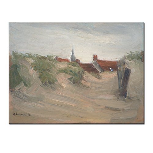 WANDKINGS Leinwandbild Dünen von Katwijk von Max Liebermann / 40 x 30 cm/auf Keilrahmen von WANDKINGS