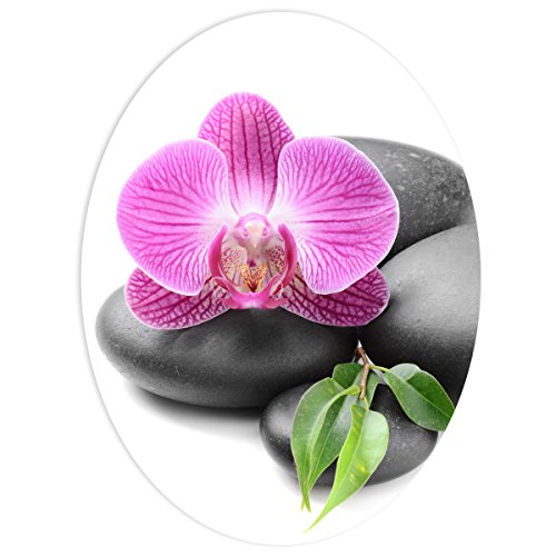 WANDKINGS WC Sticker Orchidee Deckel Aufkleber 30 x 40 cm von WANDKINGS