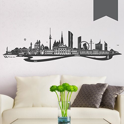 WANDKINGS Wandtattoo Skyline Wien 100 x 28 cm dunkelgrau - erhältlich in 33 Farben WANDKINGS Wandtattoo Skyline Wien 100 x 28 cm dunkelgrau - erhältlich in 33 Farben von WANDKINGS