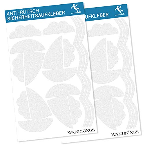 Wandkings Anti-Rutsch-Sticker - Boote - 26 Aufkleber - für mehr Sicherheit im Badezimmer von WANDKINGS