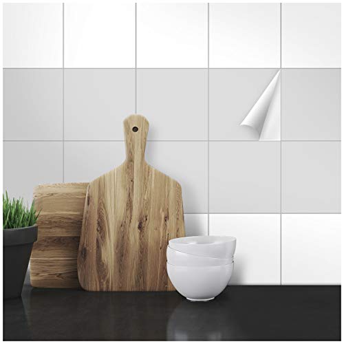 Wandkings Fliesenaufkleber - 14,8 x 14,8 cm, 50 Stück für Fliesen in Badezimmer, Küche & mehr von WANDKINGS