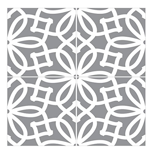 Wandkings Fliesenaufkleber 4er Set - Wähle ein Muster & Größe - "Laura" - 25 x 25 cm Wandkings Fliesenaufkleber 4er Set - Wähle ein Muster & Größe - "Laura" - 25 x 25 cm von WANDKINGS