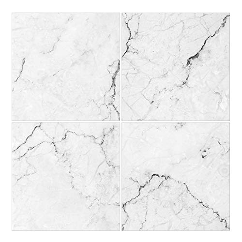 Wandkings Fliesenaufkleber 4er Set - Wähle ein Muster & Größe - "Marmor" - 7 x 7 cm Wandkings Fliesenaufkleber 4er Set - Wähle ein Muster & Größe - "Marmor" - 7 x 7 cm von WANDKINGS
