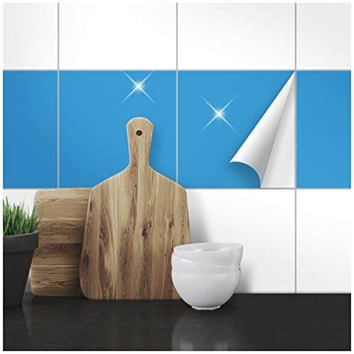 Wandkings Fliesenaufkleber für Küche und Badezimmer, 19,5 x 19,5 cm, 20 Stück - Farbe wählbar von WANDKINGS