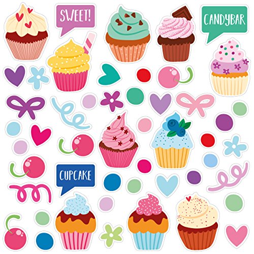 Wandkings Fliesensticker - Wähle ein Motiv - Cupcakes - Sticker für z.B. Fliesen, Fliesenspiegel in Küche & mehr von WANDKINGS