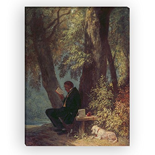 Wandkings Leinwandbilder von Carl Spitzweg - Wähle ein Motiv & Größe: "Der Lieblingsplatz" - 30 x 40 cm Wandkings Leinwandbilder von Carl Spitzweg - Wähle ein Motiv & Größe: "Der Lieblingsplatz" - 30 x 40 cm von WANDKINGS