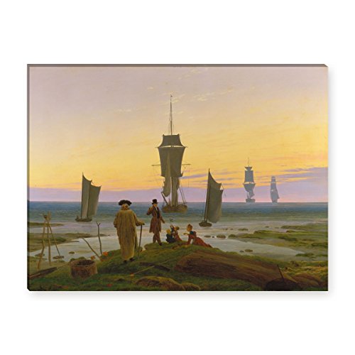 Wandkings Leinwandbilder von Caspar David Friedrich - Wähle EIN Motiv & Größe:Die Lebensstufen - 40 x 30 cm von WANDKINGS