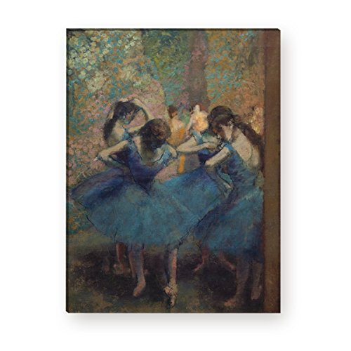Wandkings Leinwandbilder von Edgar Degas - Wähle ein Motiv & Größe: "Die blauen Tänzerinnen" - 30 x 40 cm Wandkings Leinwandbilder von Edgar Degas - Wähle ein Motiv & Größe: "Die blauen Tänzerinnen" - 30 x 40 cm von WANDKINGS