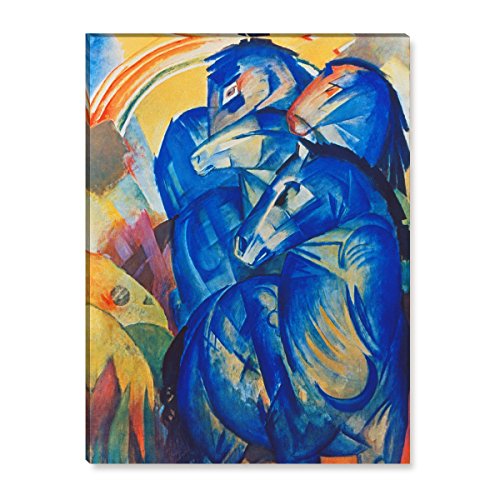 Wandkings Leinwandbilder von Franz Marc - Wähle EIN Motiv & Größe:Turm der blauen Pferde - 60 x 80 cm Wandkings Leinwandbilder von Franz Marc - Wähle EIN Motiv & Größe:Turm der blauen Pferde - 60 x 80 cm von WANDKINGS