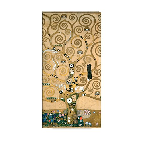 Wandkings Leinwandbilder von Gustav Klimt - Wähle ein Motiv & Größe: "Der Lebensbaum" - 40 x 80 cm von WANDKINGS
