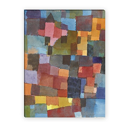 Wandkings Leinwandbilder von Paul Klee - Wähle ein Motiv & Größe: "Raumarchitekturen" - 60 x 80 cm von WANDKINGS