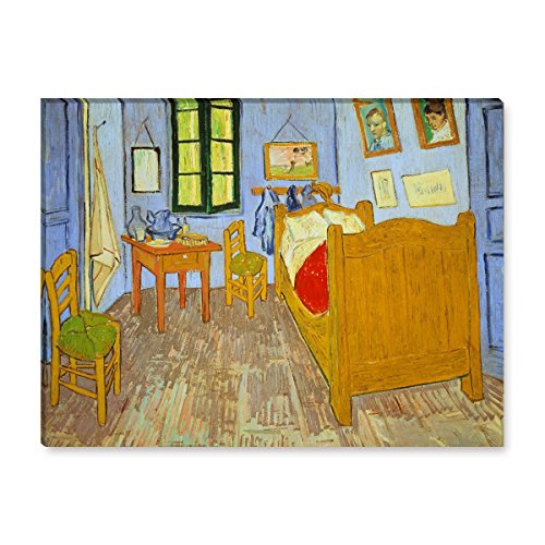 Wandkings Leinwandbilder von Vincent van Gogh - Wähle ein Motiv & Größe: "Schlafzimmer in Arles" - 40 x 30 cm von WANDKINGS