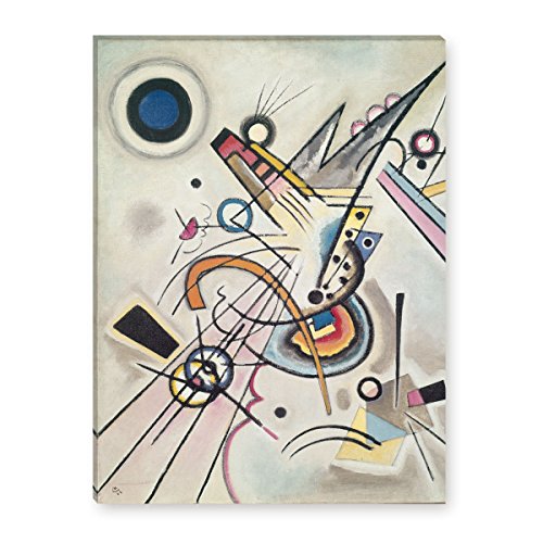 Wandkings Leinwandbilder von Wassily Kandinsky - Wähle ein Motiv & Größe: "Diagonale" - 30 x 40 cm von WANDKINGS