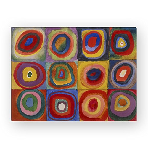 Wandkings Leinwandbilder von Wassily Kandinsky - Wähle ein Motiv & Größe:"Farbstudie Quadrate" - 80 x 60 cm Wandkings Leinwandbilder von Wassily Kandinsky - Wähle ein Motiv & Größe:"Farbstudie Quadrate" - 80 x 60 cm von WANDKINGS