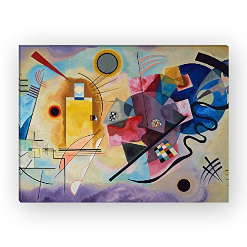 Wandkings Leinwandbilder von Wassily Kandinsky - Wähle ein Motiv & Größe: "Gelb Rot Blau" - 40 x 30 cm Wandkings Leinwandbilder von Wassily Kandinsky - Wähle ein Motiv & Größe: "Gelb Rot Blau" - 40 x 30 cm von WANDKINGS