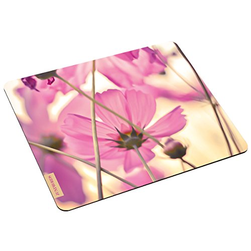 Wandkings Mousepad Mauspad mit Motiv Schöne lila Blumen von WANDKINGS