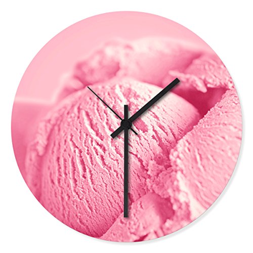 Wandkings Wanduhr mit farbenfrohen Motiven - Wähle ein Motiv - Ice Cream von WANDKINGS