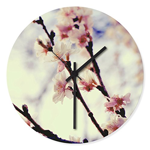 Wandkings Wanduhr mit traumhaften Motiven - Wähle ein Motiv - Kirschblüten von WANDKINGS