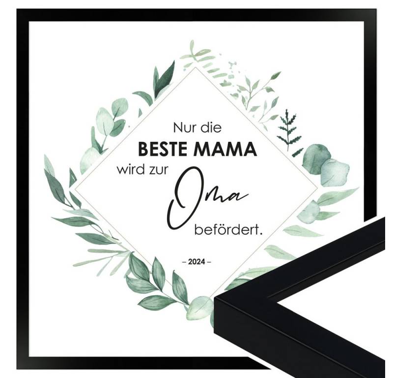 WANDStyle Bild mit Rahmen Nur die beste Mama wird befördert, 2024, Poster 30x30 cm WANDStyle Bild mit Rahmen Nur die beste Mama wird befördert, 2024, Poster 30x30 cm von WANDStyle