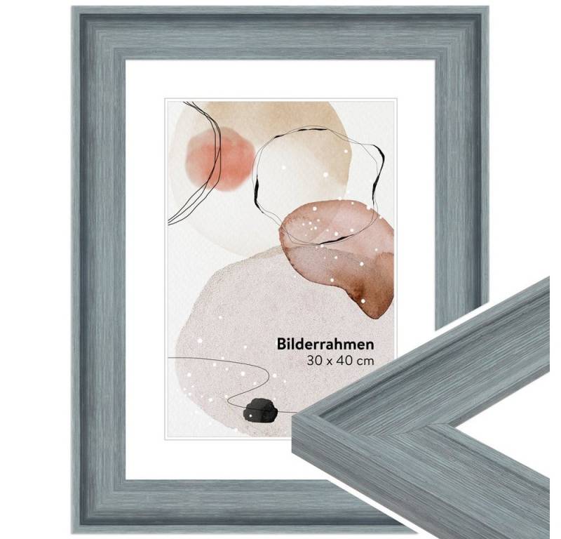 WANDStyle Bilderrahmen H230, Blaugrau, aus Kunststoff im Stil Klassisch WANDStyle Bilderrahmen H230, Blaugrau, aus Kunststoff im Stil Klassisch von WANDStyle