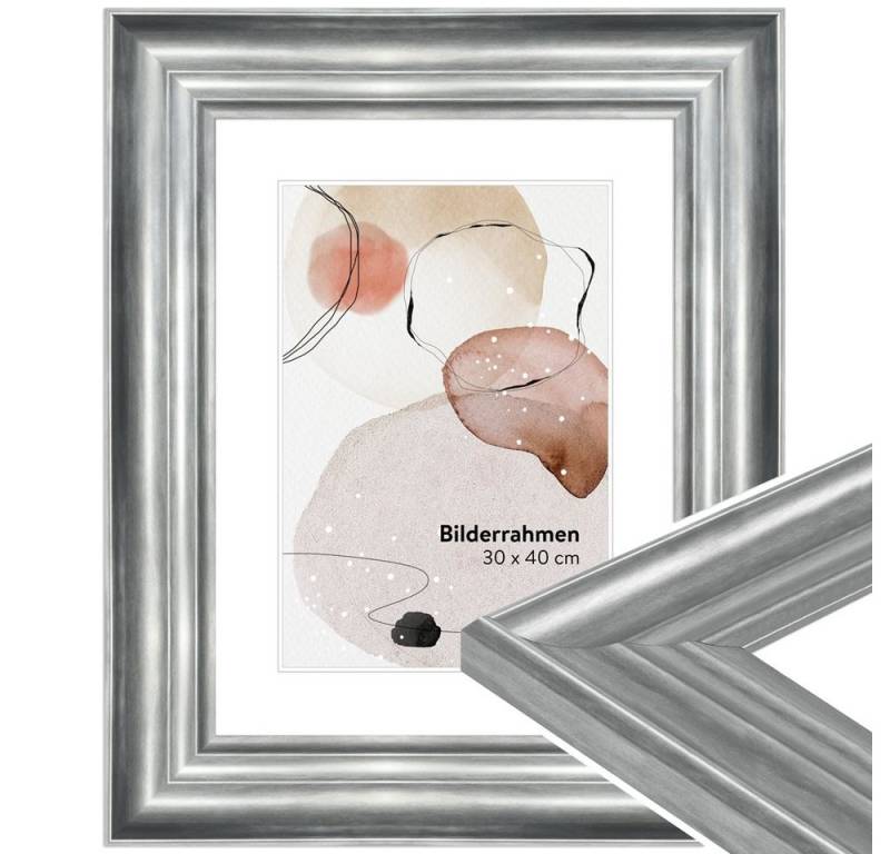 WANDStyle Bilderrahmen H240, Silber, aus Kunststoff im Stil Modern WANDStyle Bilderrahmen H240, Silber, aus Kunststoff im Stil Modern von WANDStyle