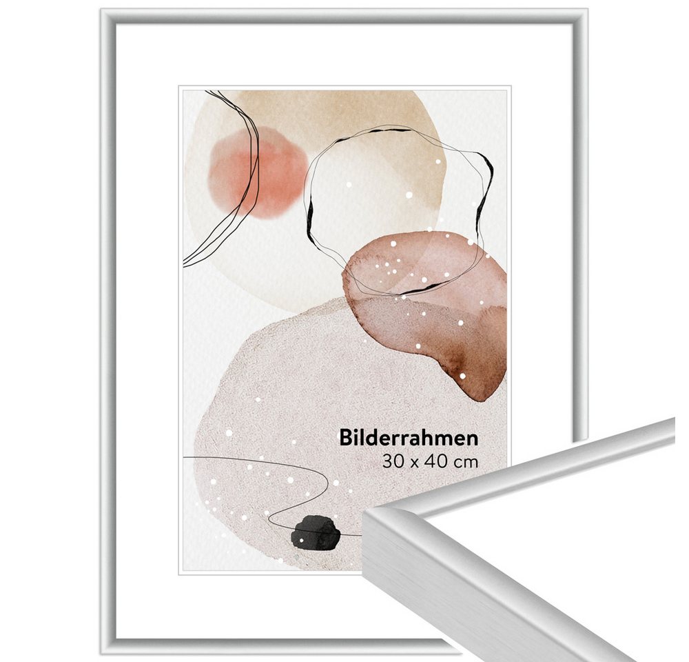 WANDStyle Bilderrahmen H270, Silber, matt, aus Aluminium im Stil Klassisch WANDStyle Bilderrahmen H270, Silber, matt, aus Aluminium im Stil Klassisch von WANDStyle