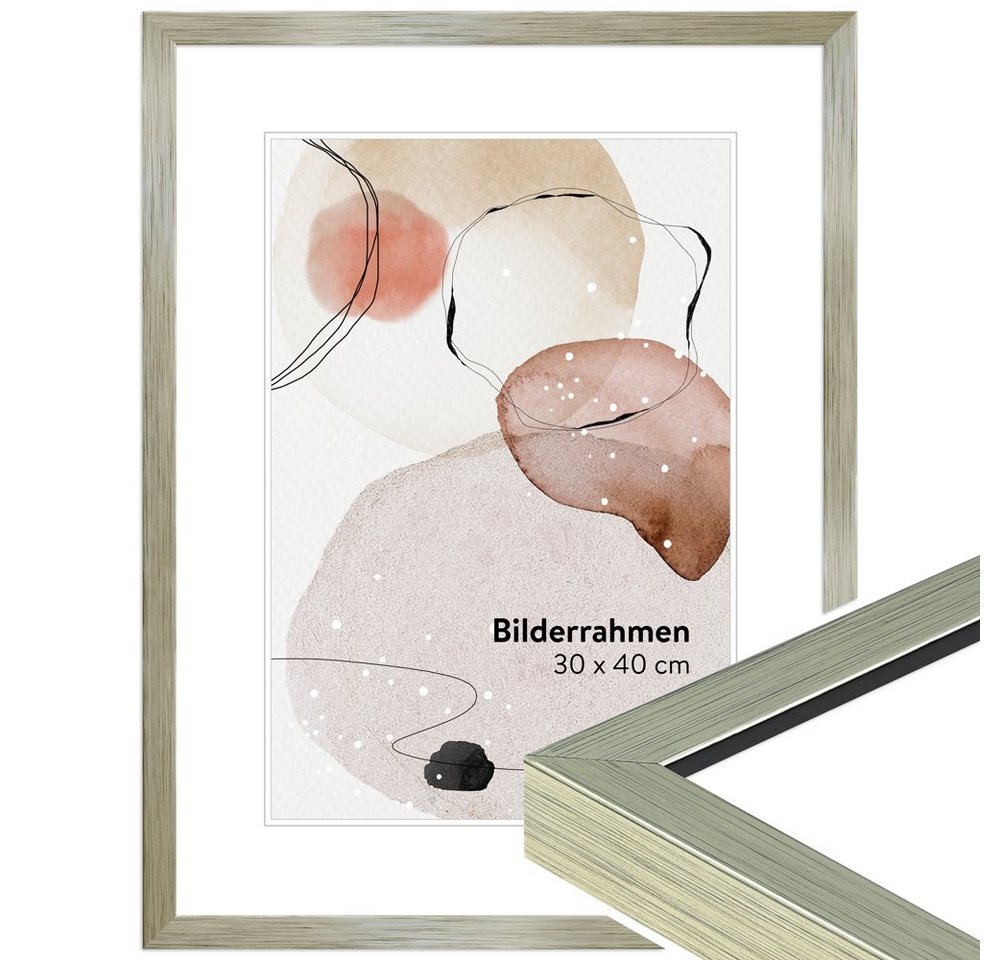 WANDStyle Bilderrahmen H950, Gold, aus Massivholz im Stil Modern WANDStyle Bilderrahmen H950, Gold, aus Massivholz im Stil Modern von WANDStyle