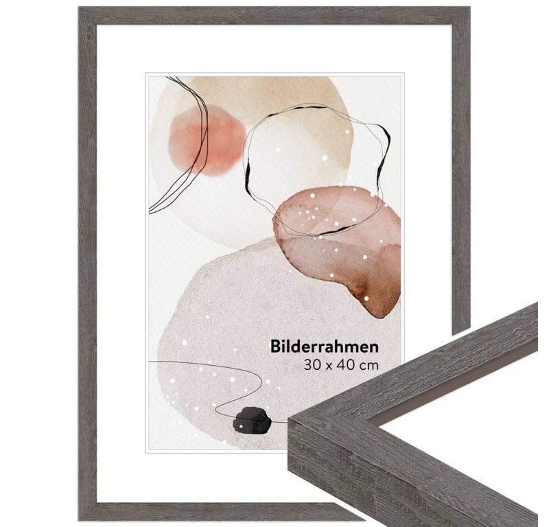 WANDStyle Bilderrahmen H950, Graubraun, aus Massivholz im Stil Modern WANDStyle Bilderrahmen H950, Graubraun, aus Massivholz im Stil Modern von WANDStyle
