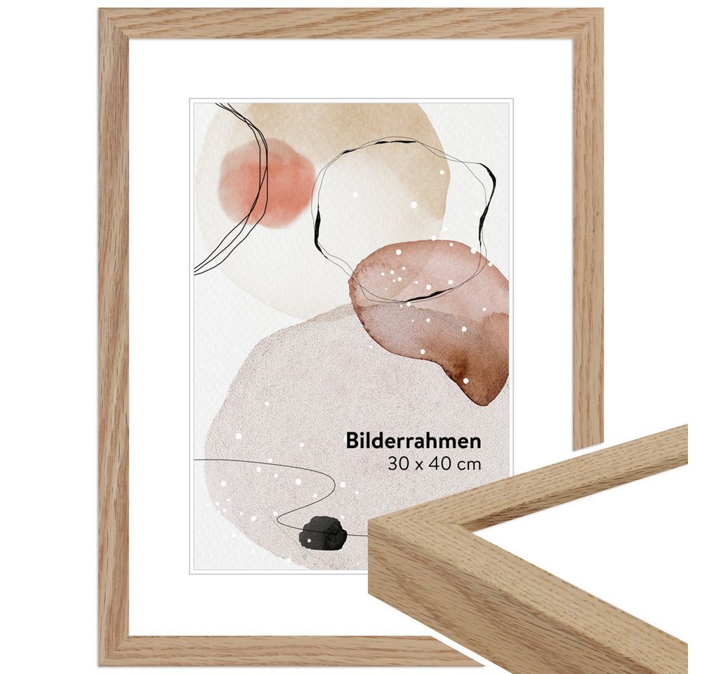 WANDStyle Bilderrahmen H960, Eiche, aus Massivholz im Stil klassisch WANDStyle Bilderrahmen H960, Eiche, aus Massivholz im Stil klassisch von WANDStyle