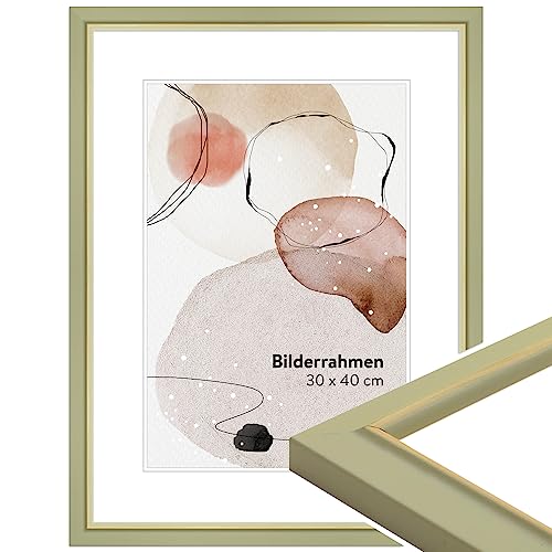 WANDStyle Bilderrahmen 20x28 Hellgrün, Landhausstil Bilderrahmen Holz, hochwertiger Holzbilderrahmen, Posterrahmen zum Aufhängen, Rahmen 28x20 cm, Fotorahmen H340 - Made in Germany WANDStyle Bilderrahmen 20x28 Hellgrün, Landhausstil Bilderrahmen Holz, hochwertiger Holzbilderrahmen, Posterrahmen zum Aufhängen, Rahmen 28x20 cm, Fotorahmen H340 - Made in Germany von WANDStyle