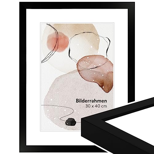 WANDStyle Bilderrahmen 28x35 Schwarz, moderner Bilderrahmen Holz, hochwertiger Holzbilderrahmen, Posterrahmen zum Aufhängen, Rahmen 35x28 cm, Fotorahmen H960 - Made in Germany WANDStyle Bilderrahmen 28x35 Schwarz, moderner Bilderrahmen Holz, hochwertiger Holzbilderrahmen, Posterrahmen zum Aufhängen, Rahmen 35x28 cm, Fotorahmen H960 - Made in Germany von WANDStyle