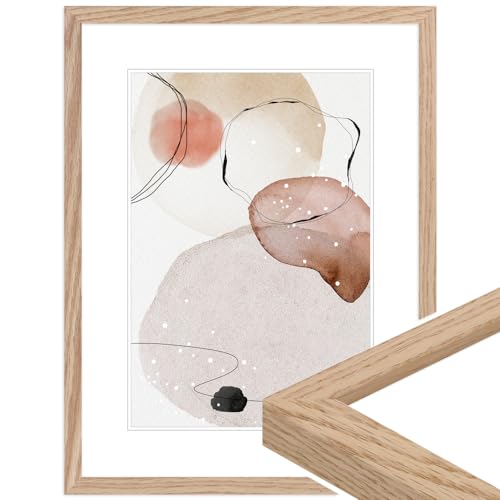 WANDStyle Bilderrahmen Eiche 18x24 cm aus Holz im Stil Modern mit Aufsteller und Aufhänger, Fotorahmen Made in Germany - H950 WANDStyle Bilderrahmen Eiche 18x24 cm aus Holz im Stil Modern mit Aufsteller und Aufhänger, Fotorahmen Made in Germany - H950 von WANDStyle