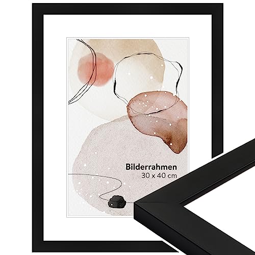 WANDStyle Bilderrahmen 20x28 Schwarz, moderner Bilderrahmen Holz, hochwertiger Holzbilderrahmen, Posterrahmen zum Aufhängen, Rahmen 28x20 cm, Fotorahmen H430 - Made in Germany WANDStyle Bilderrahmen 20x28 Schwarz, moderner Bilderrahmen Holz, hochwertiger Holzbilderrahmen, Posterrahmen zum Aufhängen, Rahmen 28x20 cm, Fotorahmen H430 - Made in Germany von WANDStyle