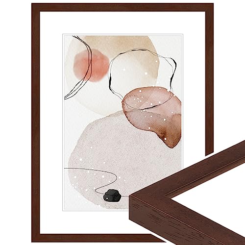 WANDStyle Bilderrahmen Nussbaum-Optik 24x30 cm aus Holz im Stil Modern zum Aufhängen, Fotorahmen Made in Germany - H950 WANDStyle Bilderrahmen Nussbaum-Optik 24x30 cm aus Holz im Stil Modern zum Aufhängen, Fotorahmen Made in Germany - H950 von WANDStyle