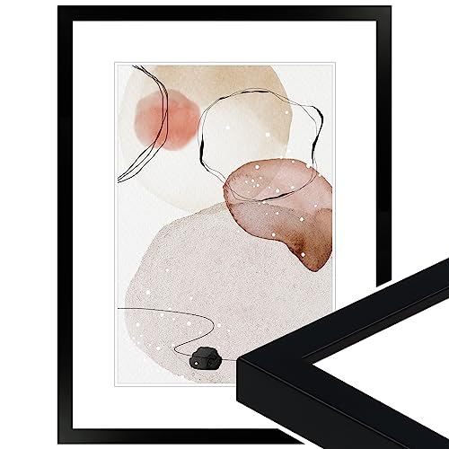WANDStyle Bilderrahmen Schwarz 28x35 cm aus Holz im Stil Modern zum Aufhängen, Fotorahmen Made in Germany - H950 WANDStyle Bilderrahmen Schwarz 28x35 cm aus Holz im Stil Modern zum Aufhängen, Fotorahmen Made in Germany - H950 von WANDStyle